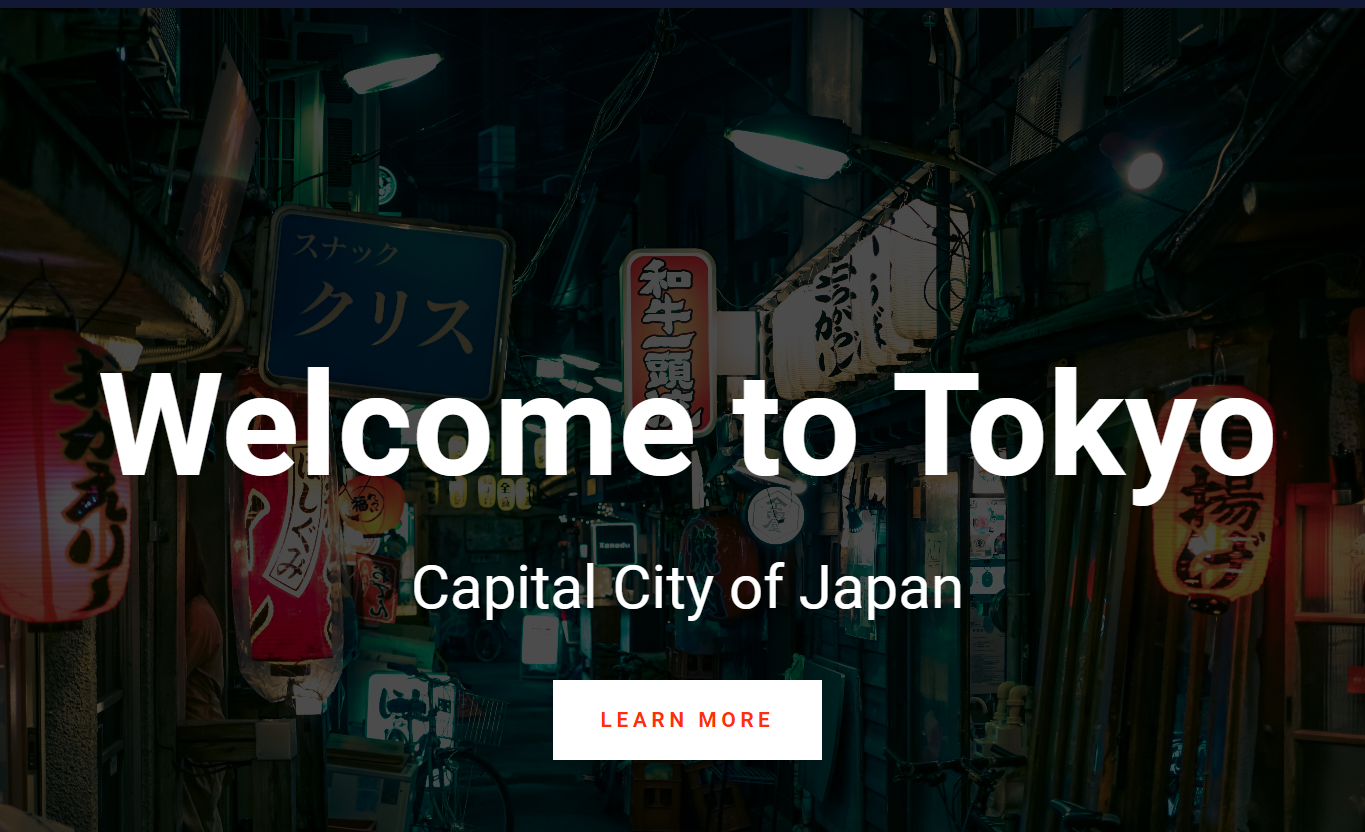 Tokyo Travel Page